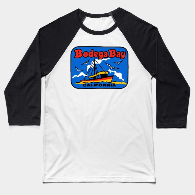 Bodega Bay Baseball T-Shirt by zsonn